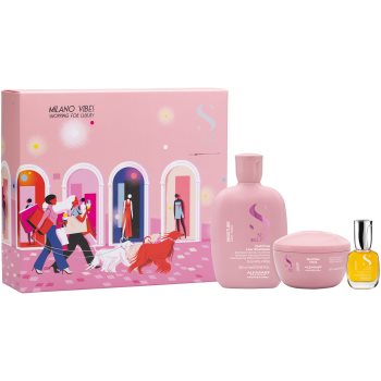 Alfaparf Milano Semi di Lino Moisture Holiday Kit set cadou pentru hidratare intensa - imagine 2